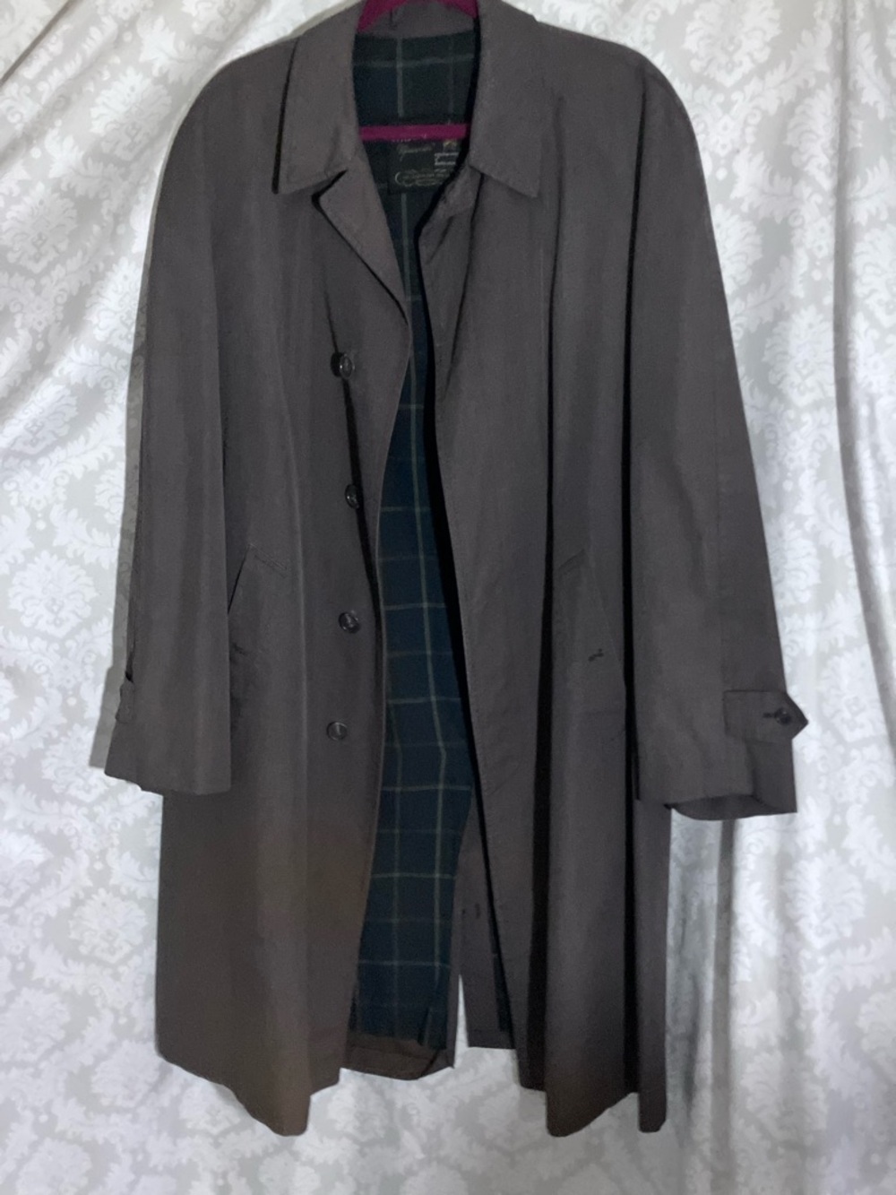 Vintage London Fog Washable Trench Coat Mens M